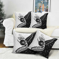 Personalised Aotearoa Lawn Bowls Pillow Cover Maori and Silver Fern Half Style - Polynesian Pride