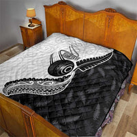 Personalised Aotearoa Lawn Bowls Quilt Maori and Silver Fern Half Style - Polynesian Pride