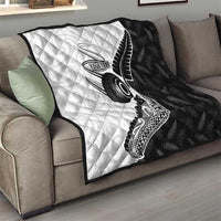 Personalised Aotearoa Lawn Bowls Quilt Maori and Silver Fern Half Style - Polynesian Pride