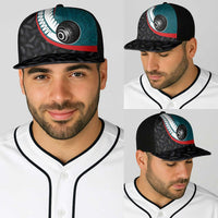Aotearoa Lawn Bowls Baseball Net Cap Maori and Silver Fern Sporty Style Teal Color LT03 - Polynesian Pride