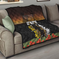 New Zealand and Australia ANZAC Day Quilt Soldier and Last Post Camouflage Pattern LT03 - Polynesian Pride