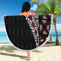 Tonga Ngatu Art Tattoo Polynesian Beach Blanket