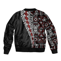 Tonga Ngatu Art Tattoo Polynesian Bomber Jacket