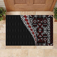 Tonga Ngatu Art Tattoo Polynesian Rubber Doormat