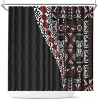 Tonga Ngatu Art Tattoo Polynesian Shower Curtain