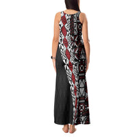 Tonga Ngatu Art Tattoo Polynesian Tank Maxi Dress LT03 - Polynesian Pride