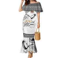 Fijian Traditional Culture Family Matching Mermaid Dress and Hawaiian Shirt Tapa Tribal Tattoos - Polynesian Pride