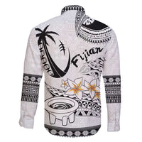 Fijian Traditional Culture Family Matching Off Shoulder Maxi Dress and Hawaiian Shirt Tapa Tribal Tattoos - Polynesian Pride