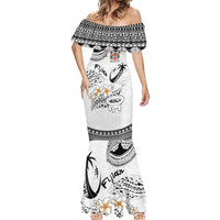 Fijian Traditional Culture Mermaid Dress Tapa Tribal Tattoos - Polynesian Pride