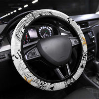 Fijian Traditional Culture Steering Wheel Cover Tapa Tribal Tattoos - Polynesian Pride