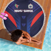 Rugby Samoa Beach Blanket Siva Tau Spirit Sporty Vibes - Polynesian Pride