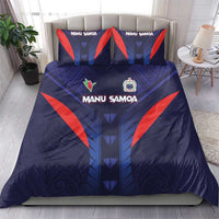 Rugby Samoa Bedding Set Siva Tau Spirit Sporty Vibes LT03 - Polynesian Pride