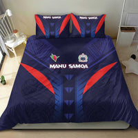 Rugby Samoa Bedding Set Siva Tau Spirit Sporty Vibes LT03 - Polynesian Pride