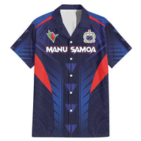 Custom Rugby Samoa Family Matching Mermaid Dress and Hawaiian Shirt Siva Tau Spirit Sporty Vibes - Polynesian Pride