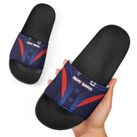 Rugby Samoa Slide Sandals Siva Tau Spirit Sporty Vibes - Polynesian Pride