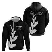 Personalised New Zealand Canoeing Special Jersey Zip Hoodie