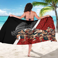 New Zealand Te Matatini Sarong Kapa Haka and Silver Fern - Maori Art Pattern