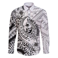 Guam-Land of the Chamorro Family Matching Mermaid Dress and Hawaiian Shirt Polynesian Tattoo Style Hibiscus and Plumeria Art