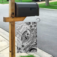 Guam-Land of the Chamorro Garden Flag Polynesian Tattoo Style Hibiscus and Plumeria Art