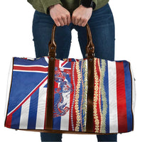 Hawaiian Sea Animals Travel Bag with Lei and Flag Style