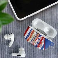 Hawaiian Polynesian Tribal Turtles AirPods Case with Lei and Flag Style