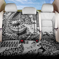 Hawaiian Tribal Manta Ray Back Car Seat Cover Kakau Tattoo and Polynesian Art Motif Pattern LT03 One Size Multicolor - Polynesian Pride