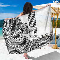 Hawaiian Tribal Manta Ray Sarong Kakau Tattoo and Polynesian Art Motif Pattern