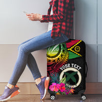 Vanuatu 44th Anniversary Luggage Cover Boars Tusk Tugeta Yumi Selebretem Indipendens Dei