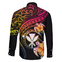 Polynesia Hawaii Turtle Day Family Matching Puletasi and Hawaiian Shirt Hibiscus and Kanaka Maoli LT03 - Polynesian Pride