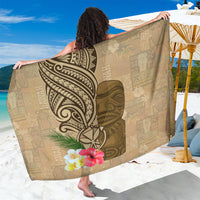 Hawaii Kanaloa Tiki Sarong Polynesian Tattoo and Tapa Pattern