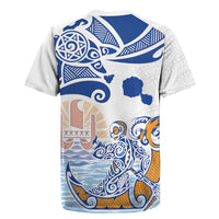 Hawaiki Nui Va'a Solo French Polynesia Rugby Jersey Blue Color