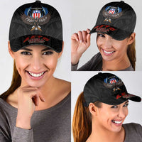 American Samoa Fautasi Classic Cap Pago Pago Aeto and Iseula o le Moana of Fagatogo Black Color - Polynesian Pride