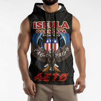 American Samoa Fautasi Sleeveless Zip Hoodie Pago Pago Aeto and Iseula o le Moana of Fagatogo Black Color LT03 - Polynesian Pride