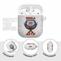 American Samoa Fautasi AirPods Case Pago Pago Aeto and Iseula o le Moana of Fagatogo White Color - Polynesian Pride