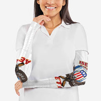 American Samoa Fautasi Arm Sleeves Pago Pago Aeto and Iseula o le Moana of Fagatogo White Color - Polynesian Pride