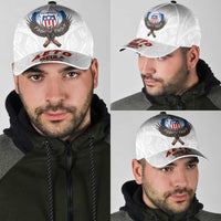 American Samoa Fautasi Classic Cap Pago Pago Aeto and Iseula o le Moana of Fagatogo White Color - Polynesian Pride