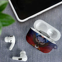 American Samoa Fautasi AirPods Case Pago Pago Aeto and Iseula o le Moana of Fagatogo Red-Blue - Polynesian Pride