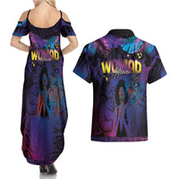 Aotearoa Arts Festival 2025 Couples Matching Summer Maxi Dress and Hawaiian Shirt Maori Music Art Dance - Rhythmic Vibes