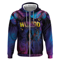 Aotearoa Arts Festival 2025 Zip Hoodie Maori Music Art Dance - Rhythmic Vibes