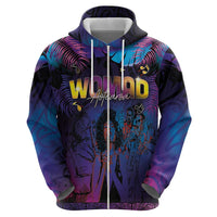 Aotearoa Arts Festival 2025 Zip Hoodie Maori Music Art Dance - Rhythmic Vibes