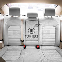 Custom New Zealand Football Back Car Seat Cover The Whites-Sporty T90 Style - Polynesian Pride