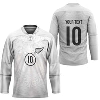 Custom New Zealand Football Hockey Jersey The Whites-Sporty T90 Style - Polynesian Pride