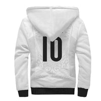 Custom New Zealand Football Sherpa Hoodie The Whites-Sporty T90 Style LT03 - Polynesian Pride
