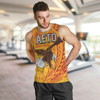 Personalised American Samoa Flag Day Men Tank Top Fautasi Race Pago Pago-Aeto Eagle Wings Tribal Style LT03 Multicolor - Polynesian Pride