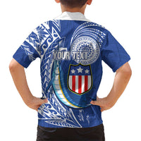 Personalised American Samoa Flag Day Hawaiian Shirt Fautasi Race Fagatogo-Iseula O Le Moana Sailfish Tribal Style