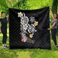 Hawaiian Tropical Plumeria Turtles Quilt Polynesian Art Tattoo