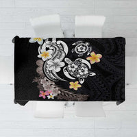Hawaiian Tropical Plumeria Turtles Tablecloth Polynesian Art Tattoo