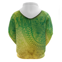 Hawaiian Turtles and Leis Hoodie Tribal Kakau Pattern Fresh Summer Vibe