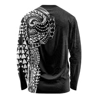 Polynesian Art Traditional Tattoo Pattern Long Sleeve Shirt