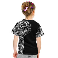 Polynesian Art Traditional Tattoo Kid T Shirt Simple Style LT03 - Polynesian Pride